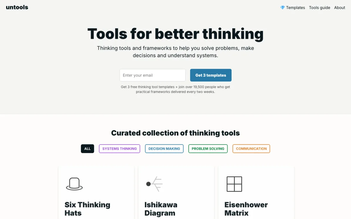 The Untools site